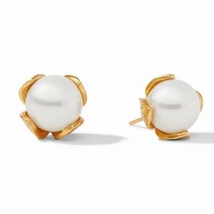 Julie Vos Penelope pearl stud earring… large pearl